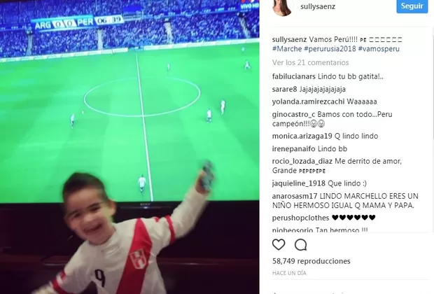 Sully Sáenz: este video del pequeño Marchello despierta elogios en redes