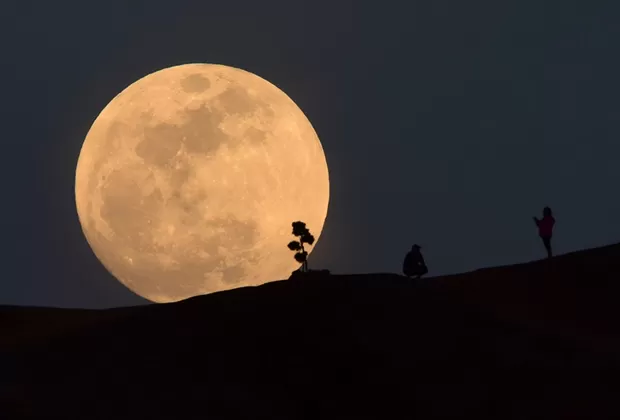 Superluna azul: las espectaculares postales que deja el eclipse