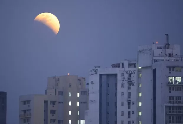 Superluna azul: las espectaculares postales que deja el eclipse