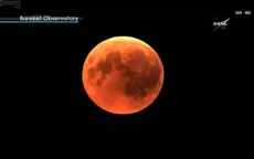 Así se ve el eclipse lunar más largo del siglo XXI - Noticias de 