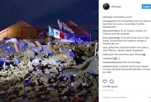 Terremoto en México: conocido actor Otto Sirgo contó cómo vivió el sismo