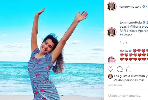 Thalía Sabrina Tommy Mottola