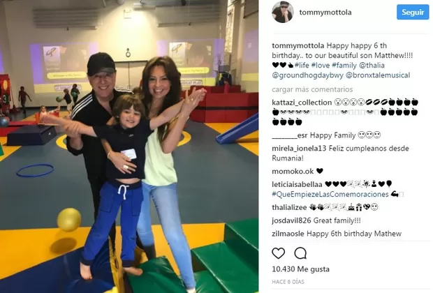Thalía: mira cómo celebró los 6 años de su hijo Matthew Alejandro