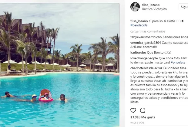 Tilsa Lozano y Miguel Hidalgo pasaron románticos momentos por el Día de la madre