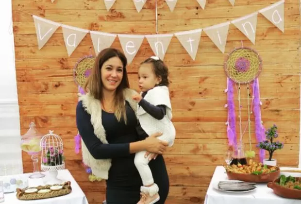 El bautizo de la hija de Tilsa Lozano y Miguel Hidalgo