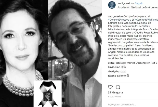 Actriz Maru Dueñas murió tras trágico accidente vehicular 