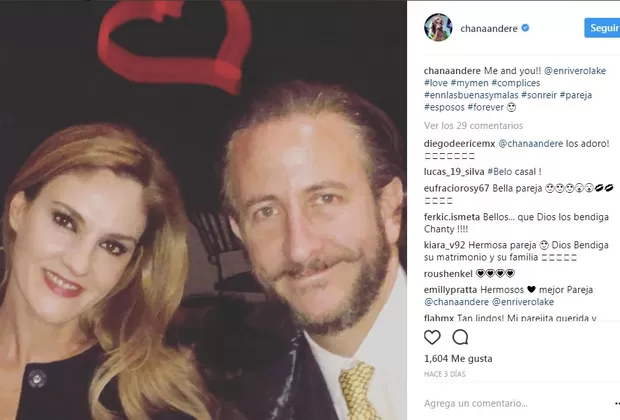 'La Usurpadora': Chantal Andere emociona a su público con foto junto a su esposo