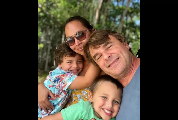 La Usurpadora: El recordado Guillermo Montero posa en tierna foto junto a sus hijos