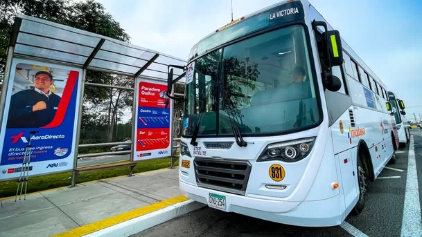 Los AeroDirecto ya circulan por la capital. (Foto: ATU)
