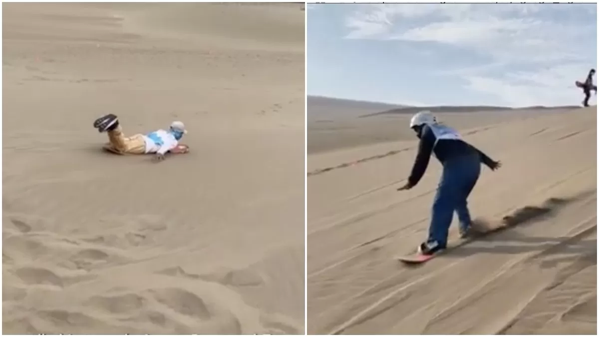 Sandboarding en Ancón. (Fotos: Desert Expeditions Perú)