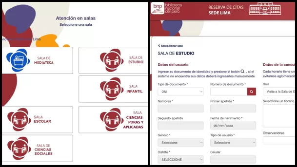 Registro de usuario en la Gran Biblioteca Pública del Lima. (Capturas: ÚtileInteresante.pe)