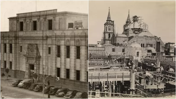 Reconstrucción de la Gran Biblioteca Pública de Lima. (Fotos: BNP)