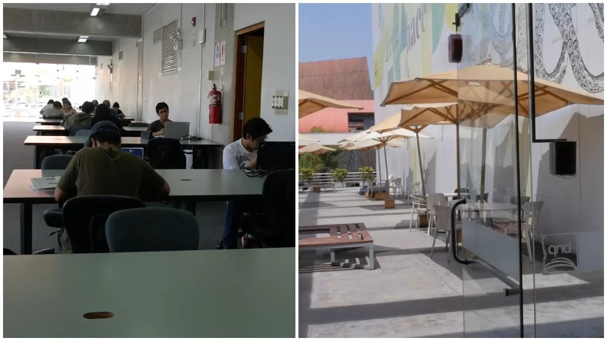 En la Sala de Estudio y Terraza puede traer tus propios libros, libretas y laptop. (Capturas: ÚtileInteresante.pe)