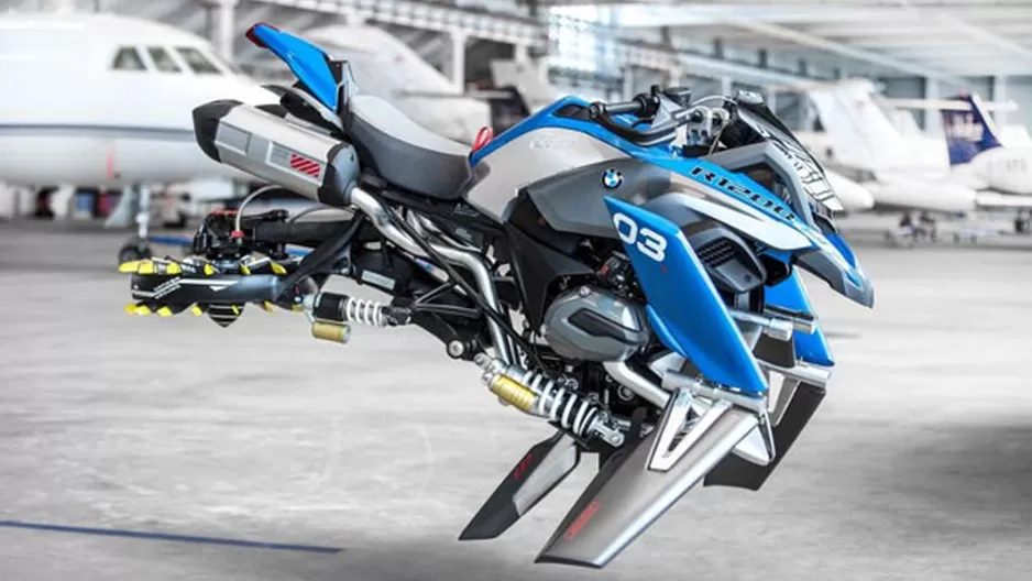 BMW y Lego diseñaron una moto voladora