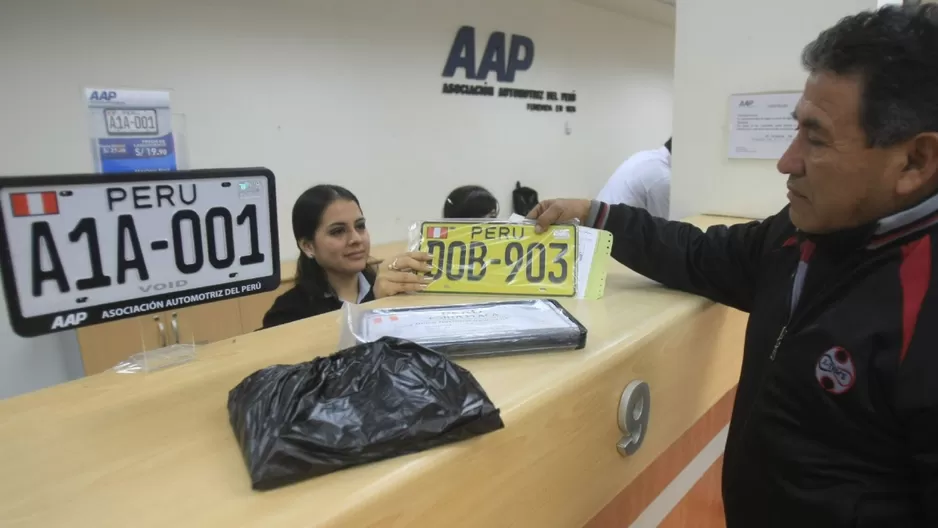 Conoce qué tipo de vehículos deben hacer un cambio de placa a partir de junio del 2025. (Foto: Andina)