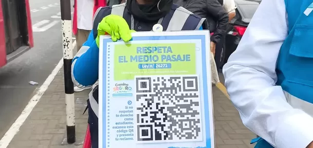 ATU implementa QR para dejar evidencias cuando transportistas no respetan el medio pasaje (Foto: Captura Andina)