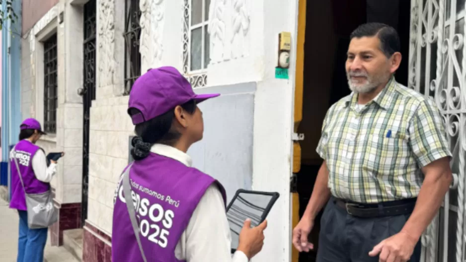 Estos son los puntos claves para reconocer a un verdadero encuestador del Censo 2025. (Foto: Andina)