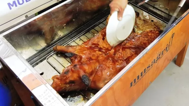 Chancho a la caja china, un plato fusión peruano. (Foto: MusaGrill) Chancho a la caja china, un plato fusión peruano. (Foto: MusaGrill)