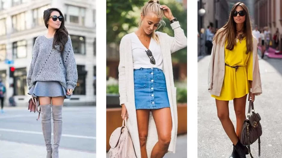 Combina tus outfits de verano con prendas de otoño o invierno