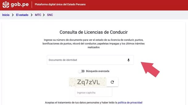 Al ingresar al LINK debes completar los datos que te piden.