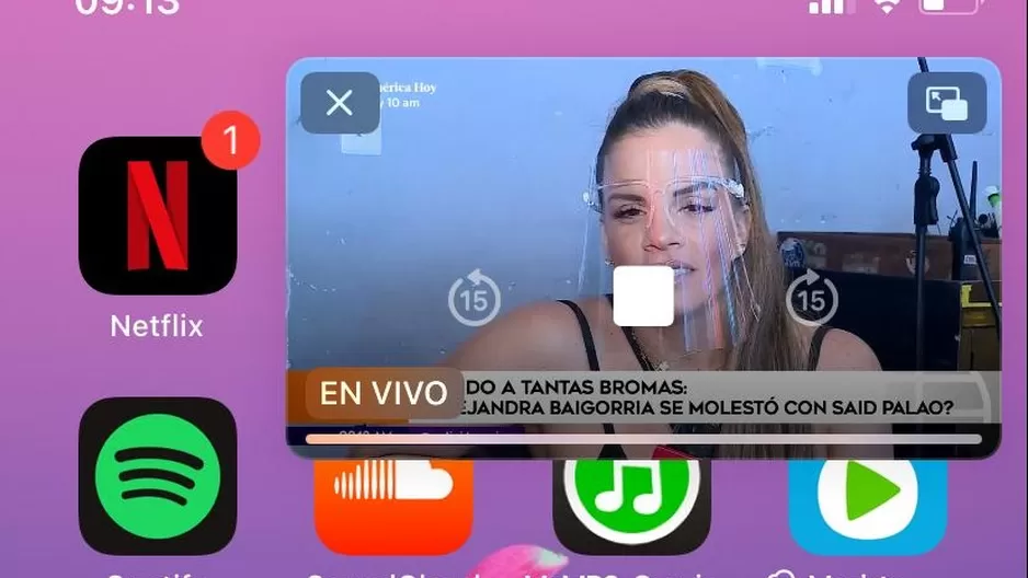 Disfruta América tvGO en pantalla flotante