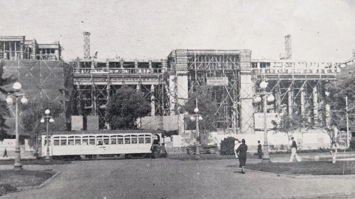 Construcción del Palacio de Justicia de Lima en 1938. (Foto: Lima la Única)