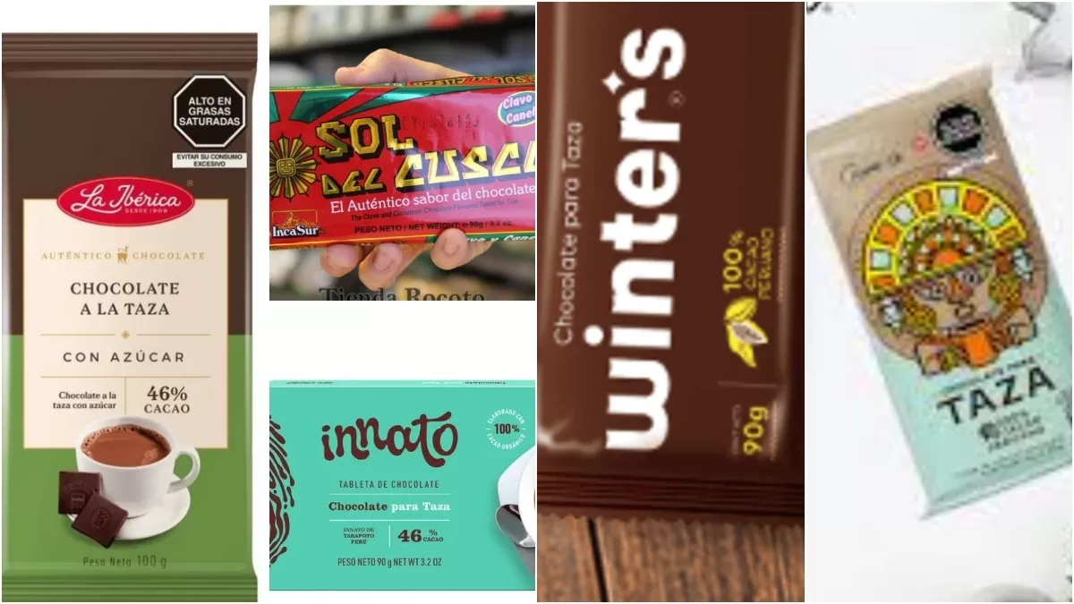 Marcas de chocolate que tienen azúcar añadidos y grasas trans. 