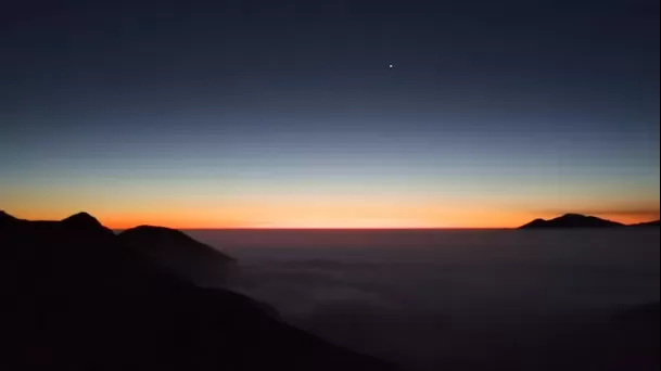 Colchón de nubes en Cerro Cantería. (Foto: Cusqueño Andariego)