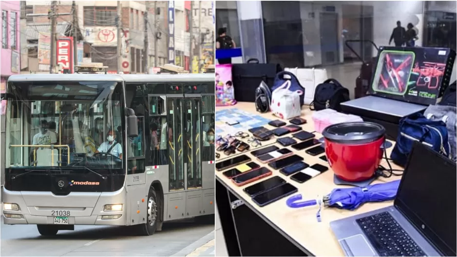 ATU informó que entre objetos olvidados se encuentran celulares, laptops y documentos hasta planchas y ollas.