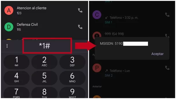 Cómo saber mi número de celular en Entel. (Captura: ÚtileInteresante.pe)