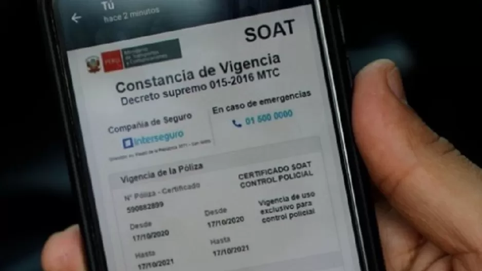 Conocer el estado de tu SOAT es más fácil de lo que imaginas