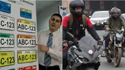 Ley dispone nuevas características en la placa para motos, mototaxis y otros vehículos motorizados. (Fotos: Andina)