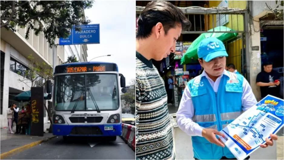 Conoce los paraderos de conexión de la tarifa promocional del Corredor Azul. (Fotos: ATU)
