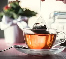 ¿Cuál es el material de las bolsitas de té?