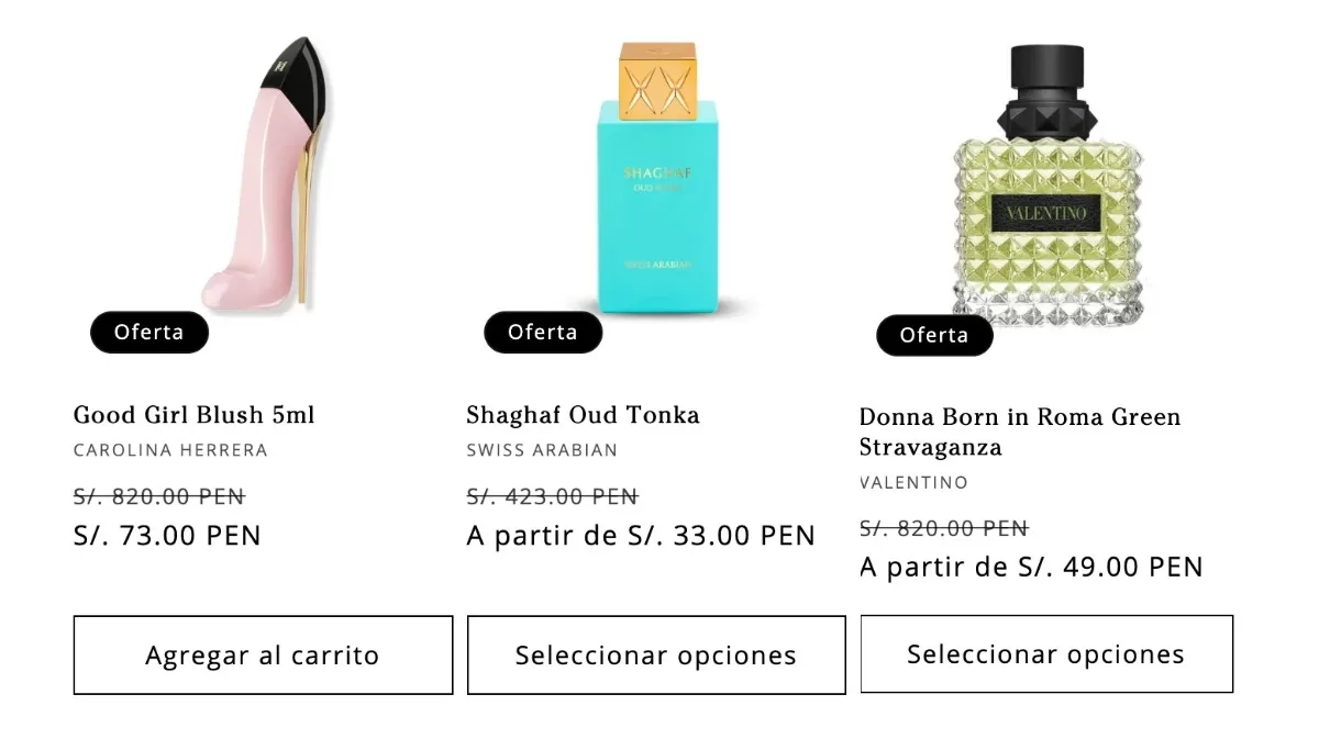 Decants de marcas exclusivas en Perfumia.