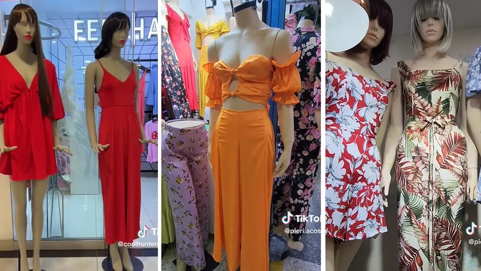 Lugares en Gamarra para comprar vestidos y enterizos para verano.