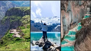 Destinos turísticos en Perú para recibir el Año Nuevo 2025. (Fotos: @skyviajesperu / @nil__27 / @peru.super)