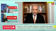 Dr. Huerta: El Minsa debe estar atento para iniciar tratamientos con dexametasona 