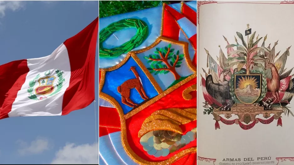 Los escudos del Perú a lo largo de la historia. (Fotos: Andina / Ministerio de Cultura)