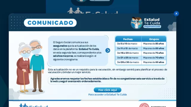 El registro se hará de acuerdo a las edades 