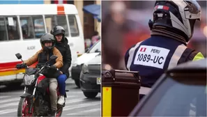 ¿Qué medidas se tomarán anta los viajes en moto? (Fotos: Andina)