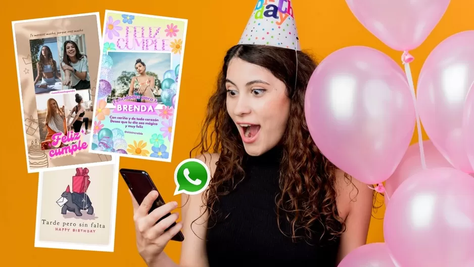 Los más creativos saludos y mensajes de cumpleaños para WhatsApp. (Imagen: ÚtileInteresante.pe)