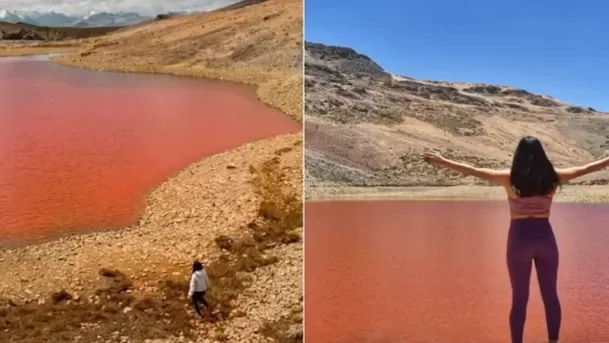 Laguna roja Vinococha en Lima. (Fotos: @patri.eg)