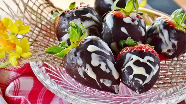 Fresas con chocolate