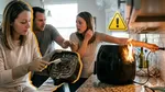 ¿Fuego en la air fryer? El grave error que jamás debes cometer. (Composición: ÚtileInteresante.pe)
