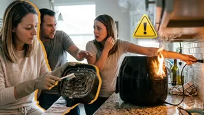 ¿Fuego en la air fryer? El grave error que jamás debes cometer. (Composición: ÚtileInteresante.pe)