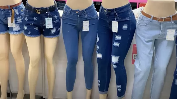 Jeans de toda variedad en Gamarra