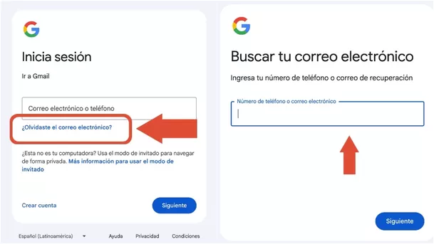 Reestablecer contraseña en Gmail. (Imagen: ÚtileInteresante.pe) Reestablecer contraseña en Gmail. (Imagen: ÚtileInteresante.pe)