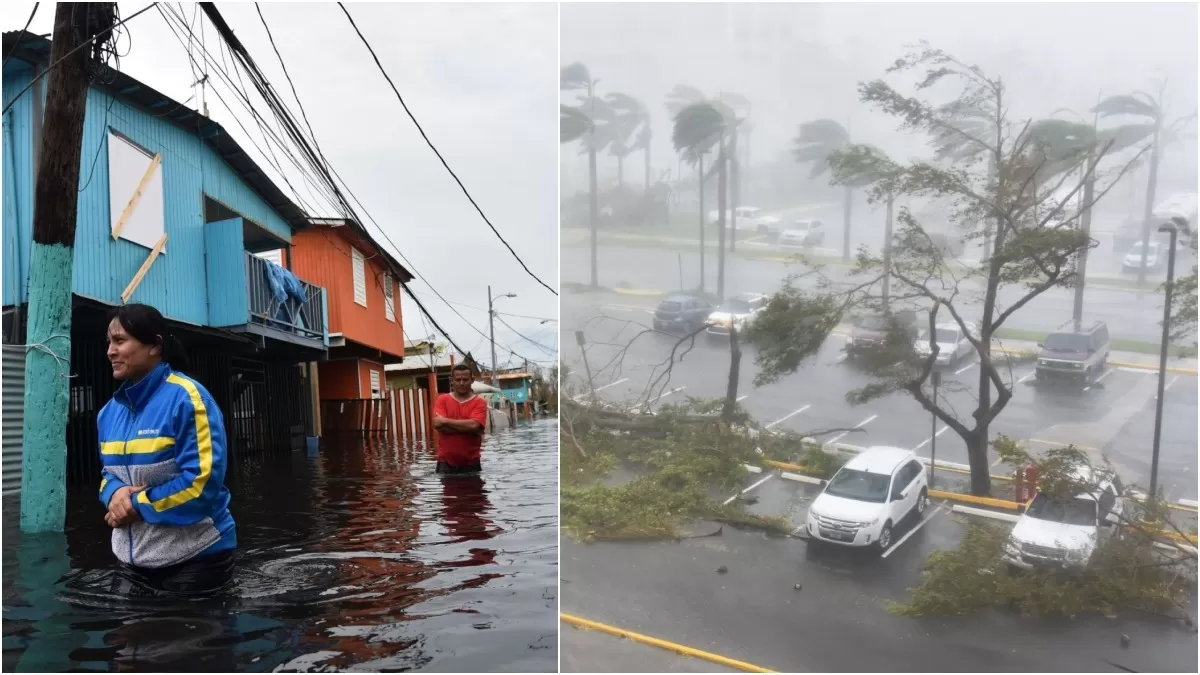 Huracán María en Puerto Rico. (Fotos: AFP)