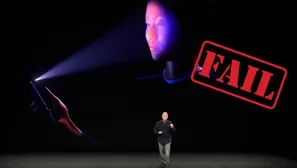 Reconocimiento facial del iPhone X falló durante la presentación